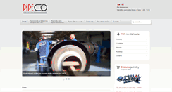 Desktop Screenshot of pipeco.sk